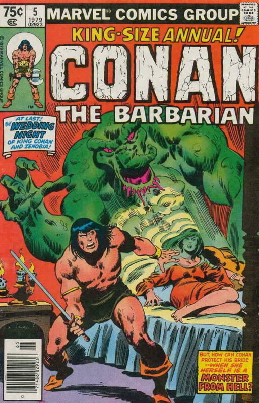 CONAN the BARBARIAN #5 Annual, VF, Robert Howard, Buscema, more in store