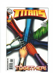Titans #1 VF+ 8.5 DC Comics 2008 Nightwing,Cyborg & Wally West
