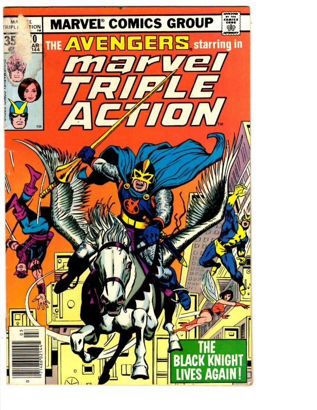 5 Marvel Super/Triple Action Comic Books # 35 37 40 41 42 Avengers Hawkeye BH7