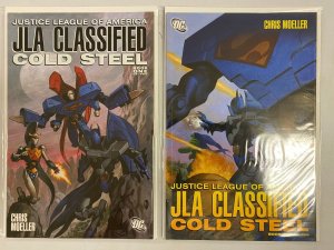 JLA Classified Cold Steel set:#1-2 8.0 VF (2005)