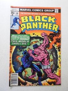 Black Panther #10 (1978) FN- Condition! 1/2 in tear fc