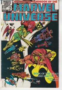 Official Hand book to The Marvel Universe # 14  The Book Of The Dead !