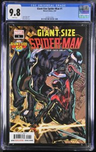 Giant-Size Spider-Man #1 CGC 9.8 Bryan Hitch Cover A Marvel 2024 White Pages WP