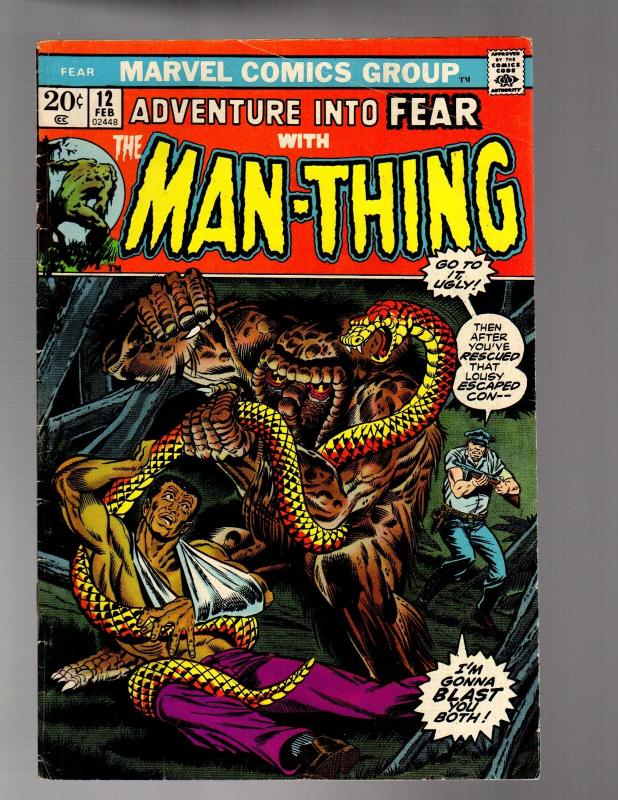 FEAR (ADVENTURES INTO) 12 FINE MINUS October 1972