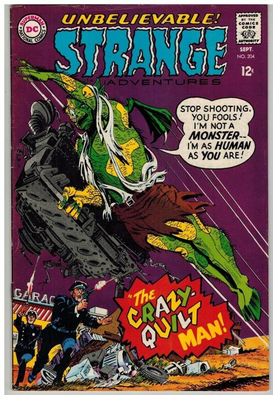 STRANGE ADVENTURES 204 VG Sept. 1967 COMICS BOOK