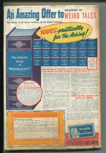 WEIRD TALES 09/1940-RAY QUIGLEY-SKULL COVER-SEABURY QUINN-EDMOND HAMILTON-vg
