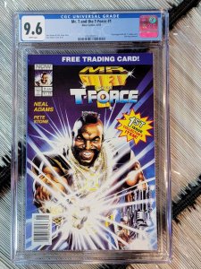 CGC 9.6 Mr. T and the T-Force #1 Comic Book 1993 Neal Adams Newsstand