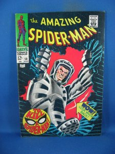 AMAZING SPIDERMAN 58 F VF 1968 MARVEL