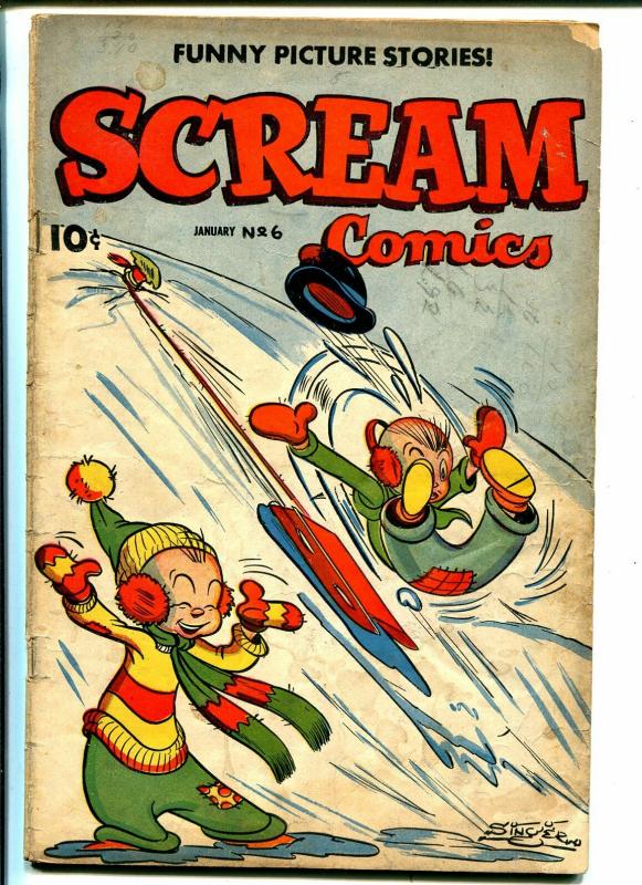 Scream #6 1945-Current Books-Whiz Kids-Robin Hood-li'l Dan'l Boone-G