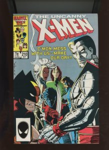 (1986) The Uncanny X-Men #210: COPPER AGE! KEY! DIRECT! COMBINED SHIPPING! (8.5)