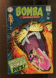 BOMBA THE JUNGLE BOY #5 (6.0) TAMPU LIVES!!! 1968