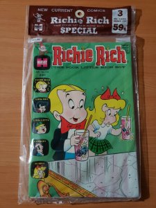 1973 Harvey 3 Pack Sealed Richie Rich #118, Money World #3 & Riches #4 SEALED!