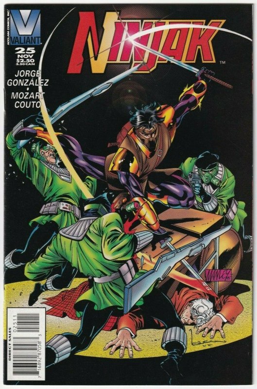 Ninjak #25 November 1995 Valiant