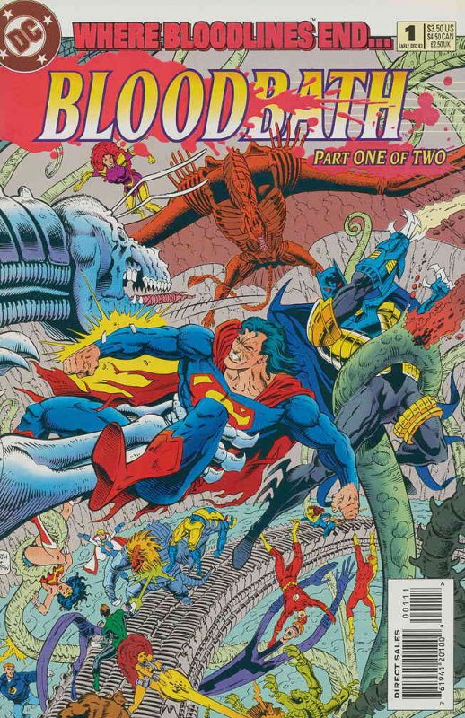 Bloodbath #1 FN ; DC | Bloodlines Follow-Up Superman Batman