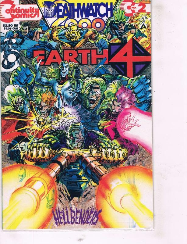 5 Continuity Comics # 1 2 Deathwatch 2000 Megalith Earth 4 CyberRad TW28