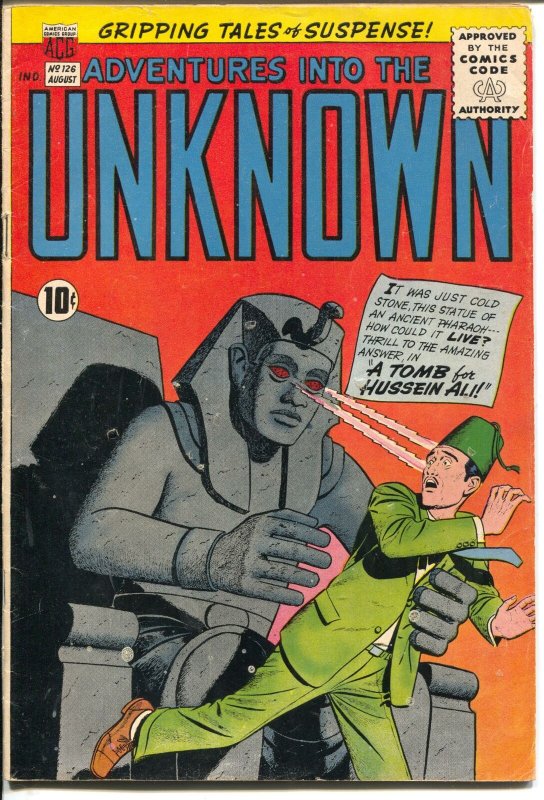 Adventures Into The Unknown #126 1961-ACG-Egypto;logy-Ogden Whitney-VG+