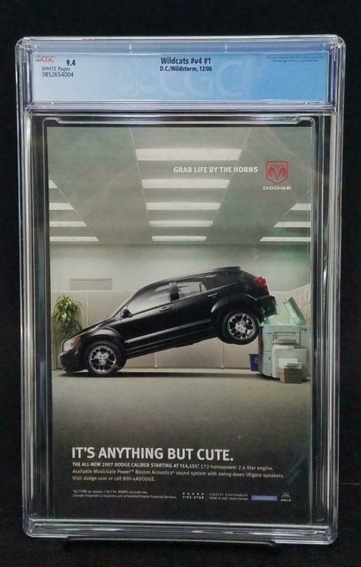 WildCATS Volume 4 #1 (December 2006) DC/Wildstorm Jim Lee Grant Morrison CGC 9.4