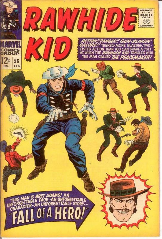 RAWHIDE KID (1960-1979) 56 VG-F Feb. 1967 COMICS BOOK