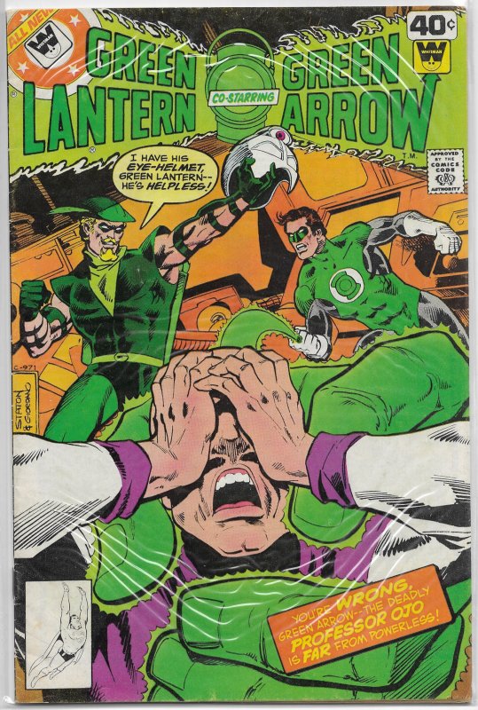 Green Lantern   vol. 2   #117W VG Green Arrow, O'Neil/Staton, Cluemaster