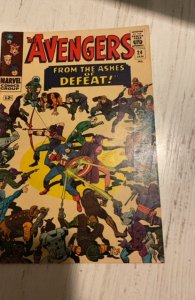 The Avengers #24 (1966)form the ashes of defeat feat Kang upper mid grade