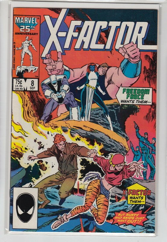 X-FACTOR (1986 MARVEL) #8 FN/VF 006271