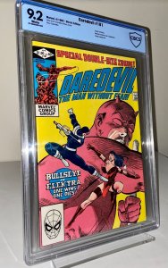 Daredevil #181 - Key Comic & Death of Elektra by Bullseye - CBCS 9.2 - New Slab!