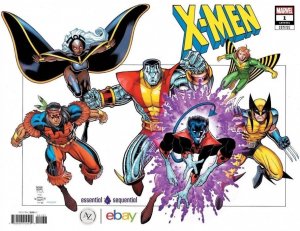X-MEN #1 (2024) SDCC EXCLUSIVE ARTHUR ADAMS COLOR/B&W WRAPAROUND VARIANT SET