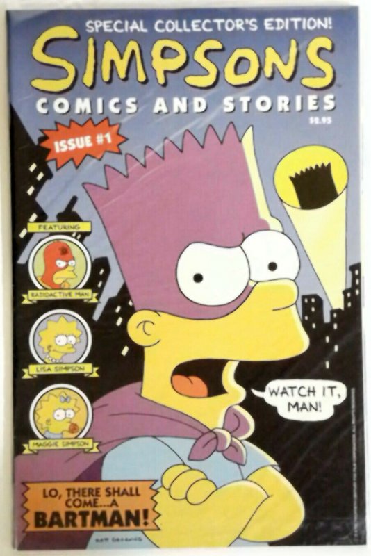 Simpsons Comics and Stories #1 Sealed w Poster Bongo Matt Groening  NM Near Mint