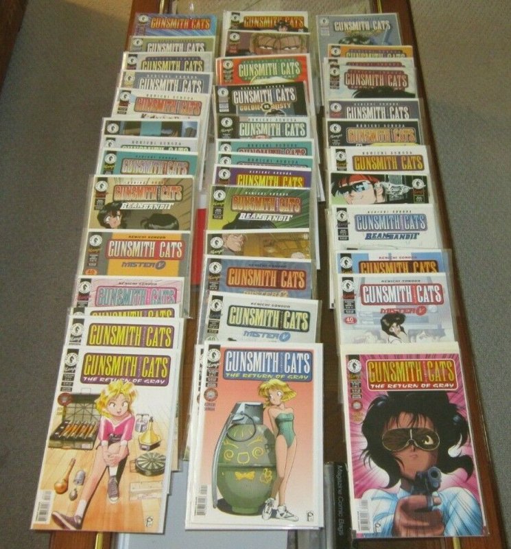 Gunsmith Cats (Lot of 60 Comics) See Listing For Details Dark Horse Manga Anime