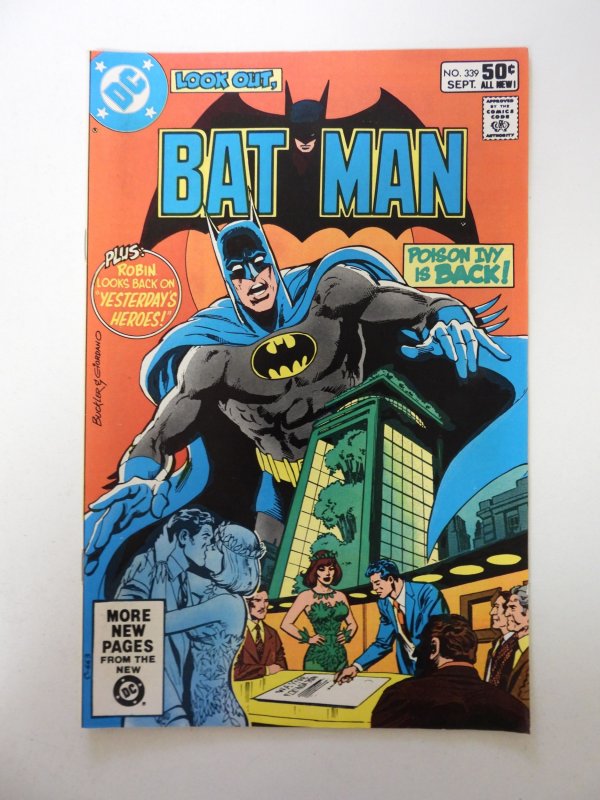 Batman #339 (1981) VF condition