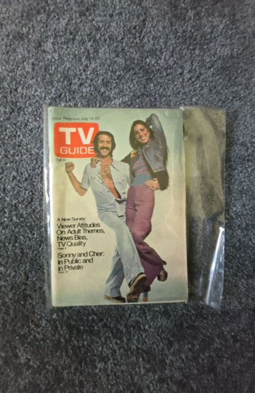 TV Guide July 14 - 20, 1973, Bono, The Sonny and Cher Show