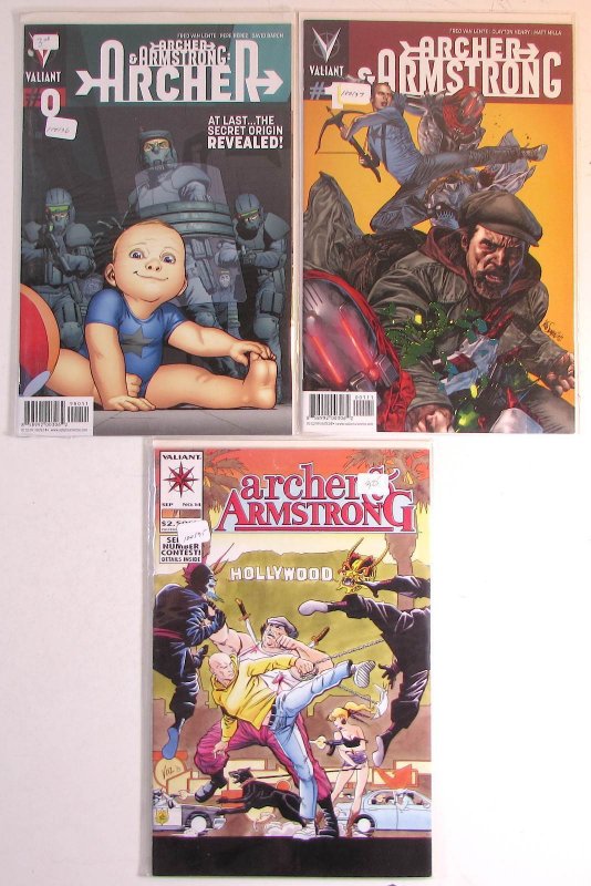 1993 Archer & Armstrong Lot of 3 #14, 2nd Series 0 2014, 1 Valiant Comics
