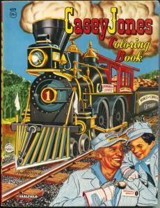 Casey Jones Coloring Book #4579 1958-Alan Hale TV series-VG+