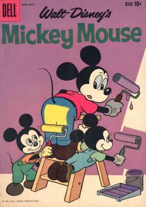 Mickey Mouse (Walt Disney's) #72 VG ; Dell | low grade comic June 1960 Painting