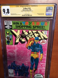 X-Men (1980) # 138 (CGC 9.8 WP SS) Signed By Chris Claremont Terry Austin Cover