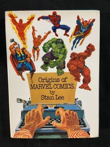 STAN LEE ORIGINS OF MARVEL COMICS HARDCOVER 1974 FN/VF