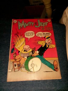 MUTT AND JEFF #58 DC comics 1952 precode bud fisher art GOLDEN AGE comic strip