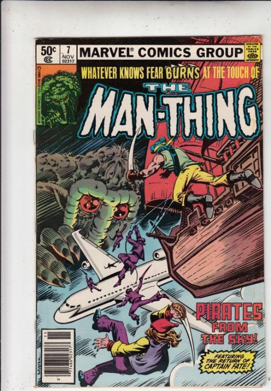 Man-Thing #7 (Nov-80) VF High-Grade Man-Thing