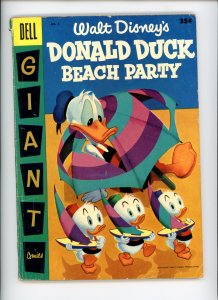Donald Duck Beach Party #3  VG  1956