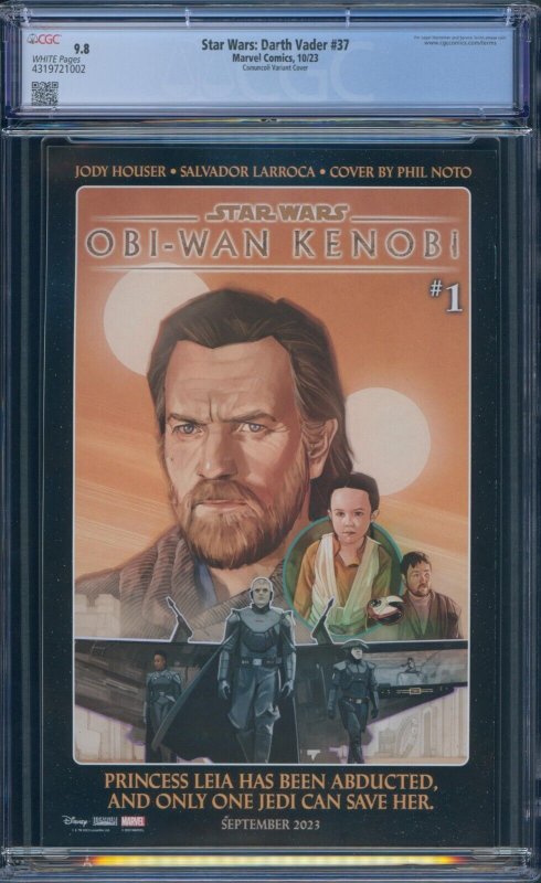 Darth Vader #37 CGC 9.8 Anakin Skywalker Clone Wars 15th Anniversary Marvel 2023