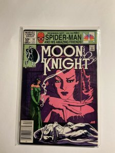 Moon Knight 14 Very Fine+ 8.5 Newsstand First Stained Glass Scarlett Marvel