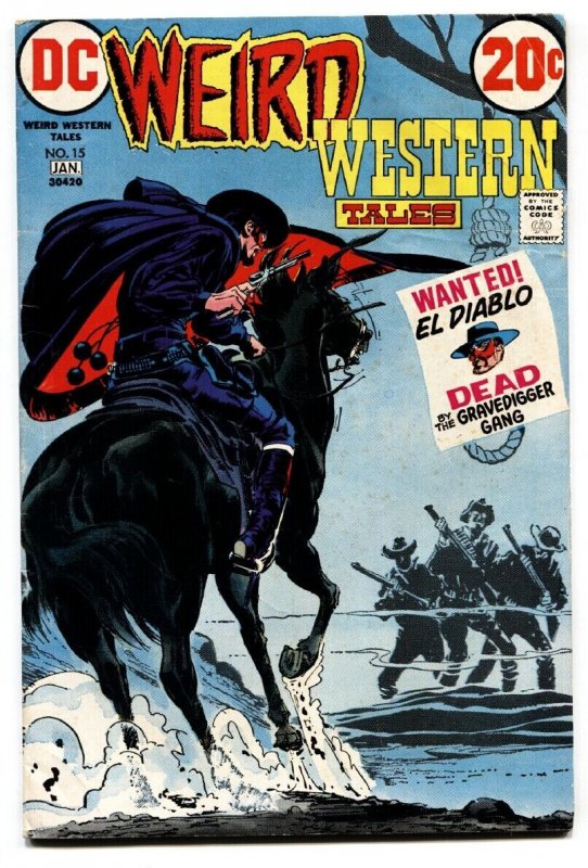 WEIRD WESTERN #15 1973 NEAL ADAMS El Diablo-Comic book-VG/FN