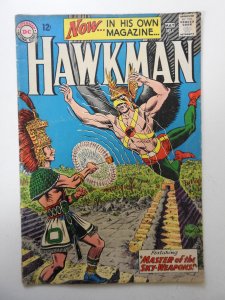 Hawkman #1 VG- Condition! Cover detached at bottom staple, 1 in spine split