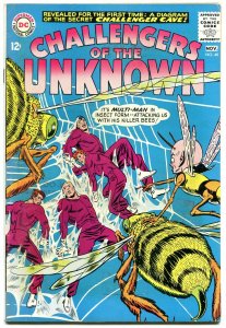 CHALLENGERS OF THE UNKNOWN #40 1964-DC COMICS- CAVE MAP FN