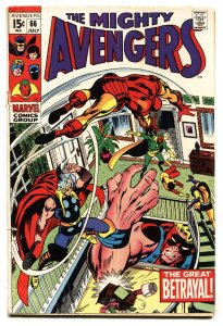 The Avengers #66 1969-THOR IRON MAN 1st Adamantium