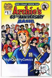 ARCHIE'S 65th Anniversary Bash, FCBD, Veronica, NM+, 2006, Betty, Jughead