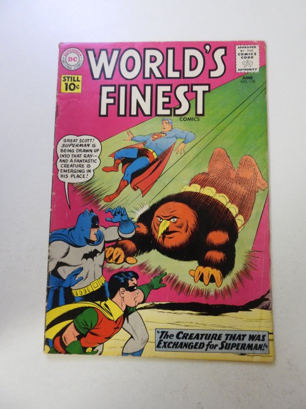 World's Finest Comics #118 (1961) VG/FN condition