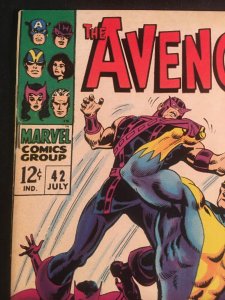 THE AVENGERS #42 VG+/F- Condition