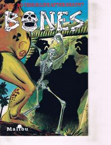 Lot Of 2 Comic Books Malibu Bones #1 and Cartoon Bove #13  ON8