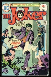The Joker #1 FN+ 6.5 Signed! Two-Face Catwoman Riddler Penguin!
